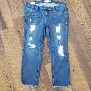 Torrid Boyfriend Crop Jeans Size 16